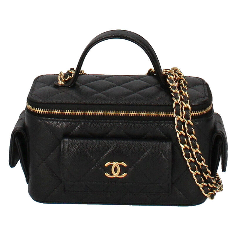 Chanel Small Vanity Shoulder Bag Caviar
