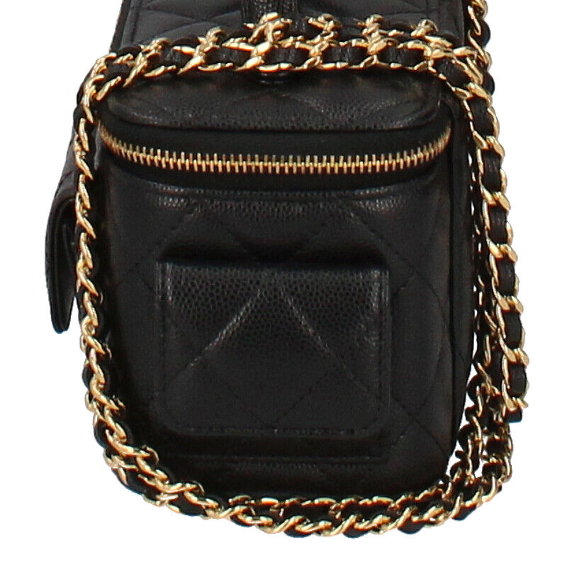 Chanel Small Vanity Shoulder Bag Caviar