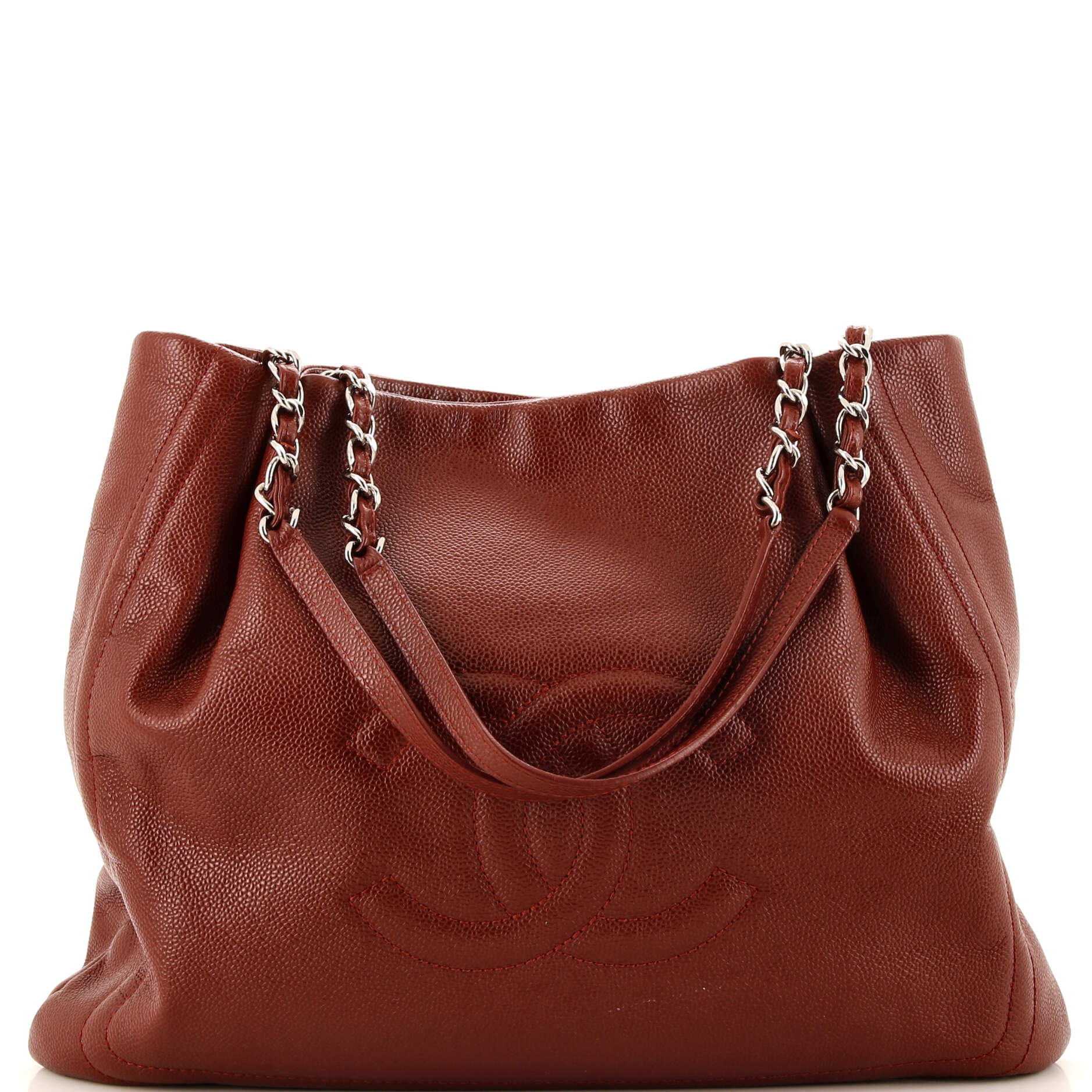 Chanel Timeless Chain Tote Caviar Large