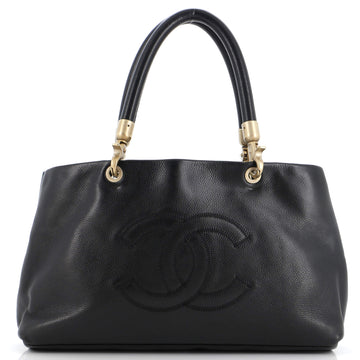 Chanel Vintage Handle Cc Tote Caviar