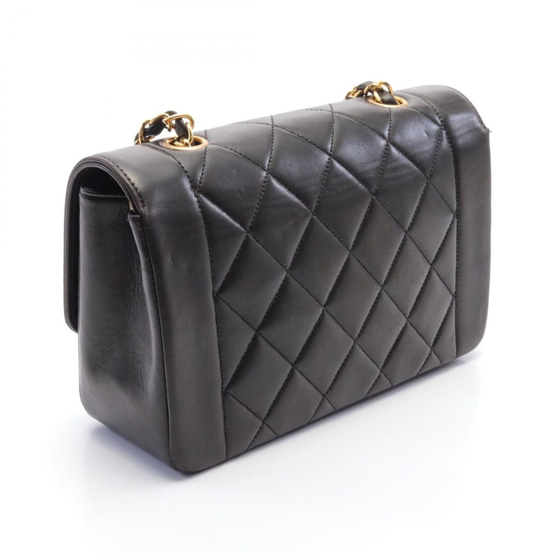 Chanel Cc Matelasse Diana Flap Shoulder