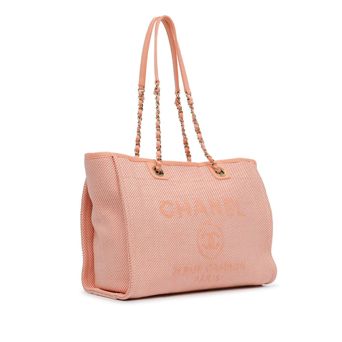 Chanel Small Deauville Tote Pink