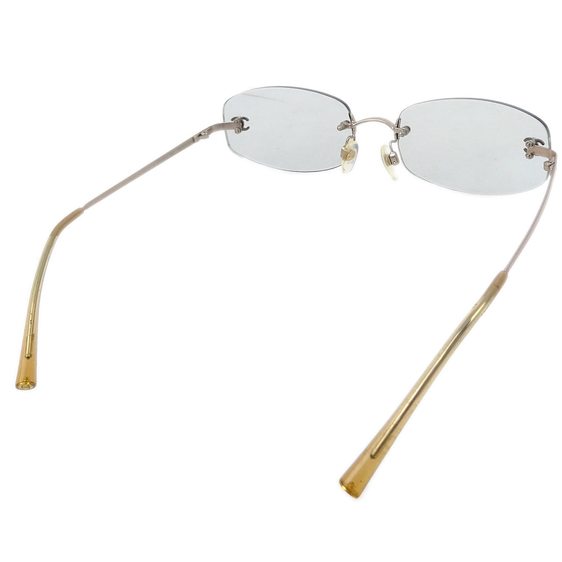 Chanel Sunglasses Eyewear Blue Small Good