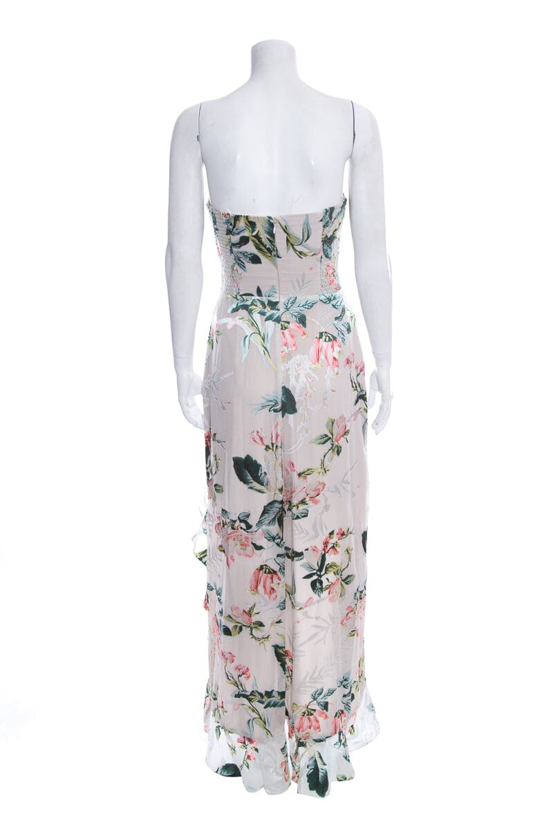 Amanda Uprichard White Floral Dress SZ M