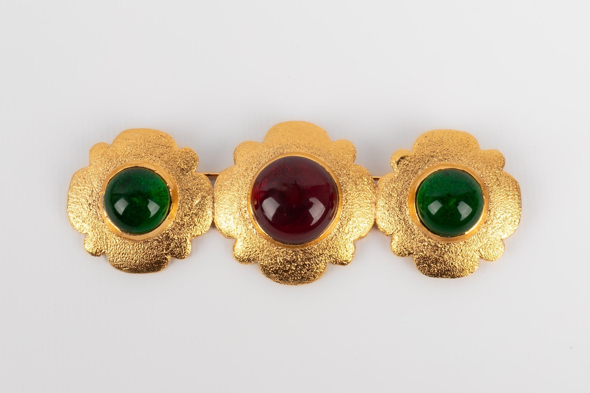 Broche dor�e Chanel 1980s