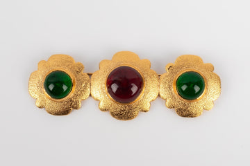 Broche dor�e Chanel 1980s