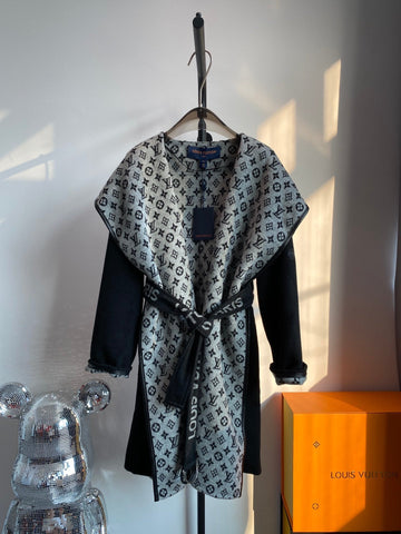 Luxury Louis Vuitton Wrap Coat 043