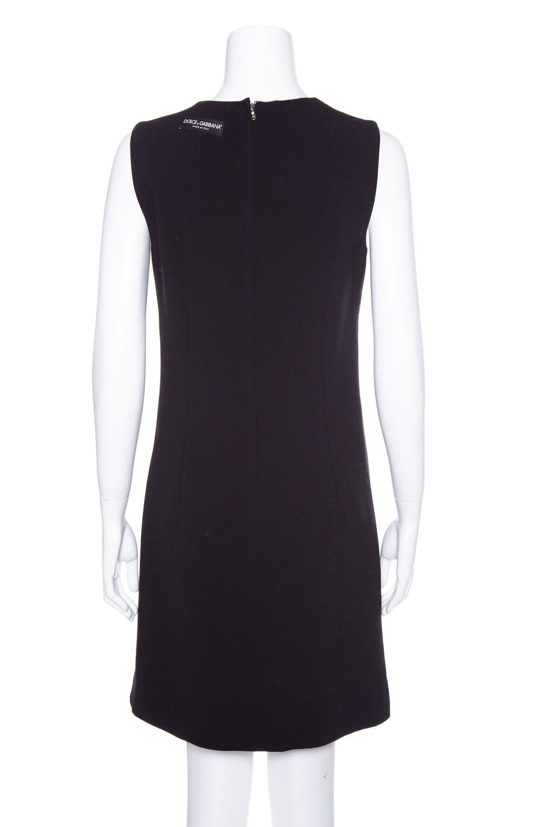 Dolce & Gabbana Black Shift Dress SZ 40 NWT
