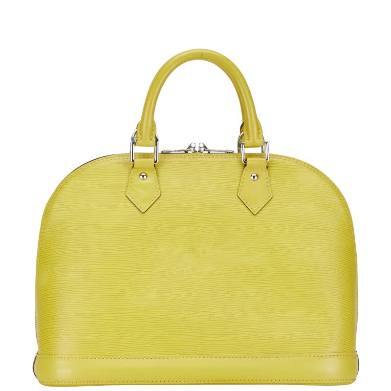 Louis Vuitton Epi Alma PM Handbag M40950 Beastash Yellow Leather Louis Vuitton
