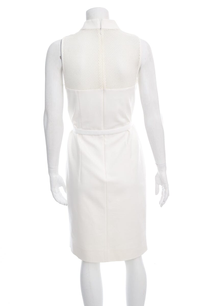Akris White Sleeveless Dress SZ 12