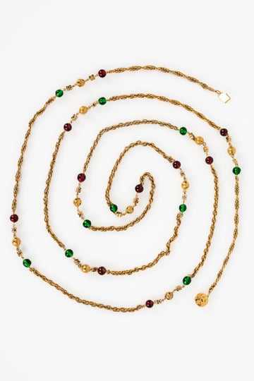 Collier / Sautoir Chanel 1982