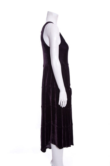 CP Shades Velvet Purple Dress SZ XS