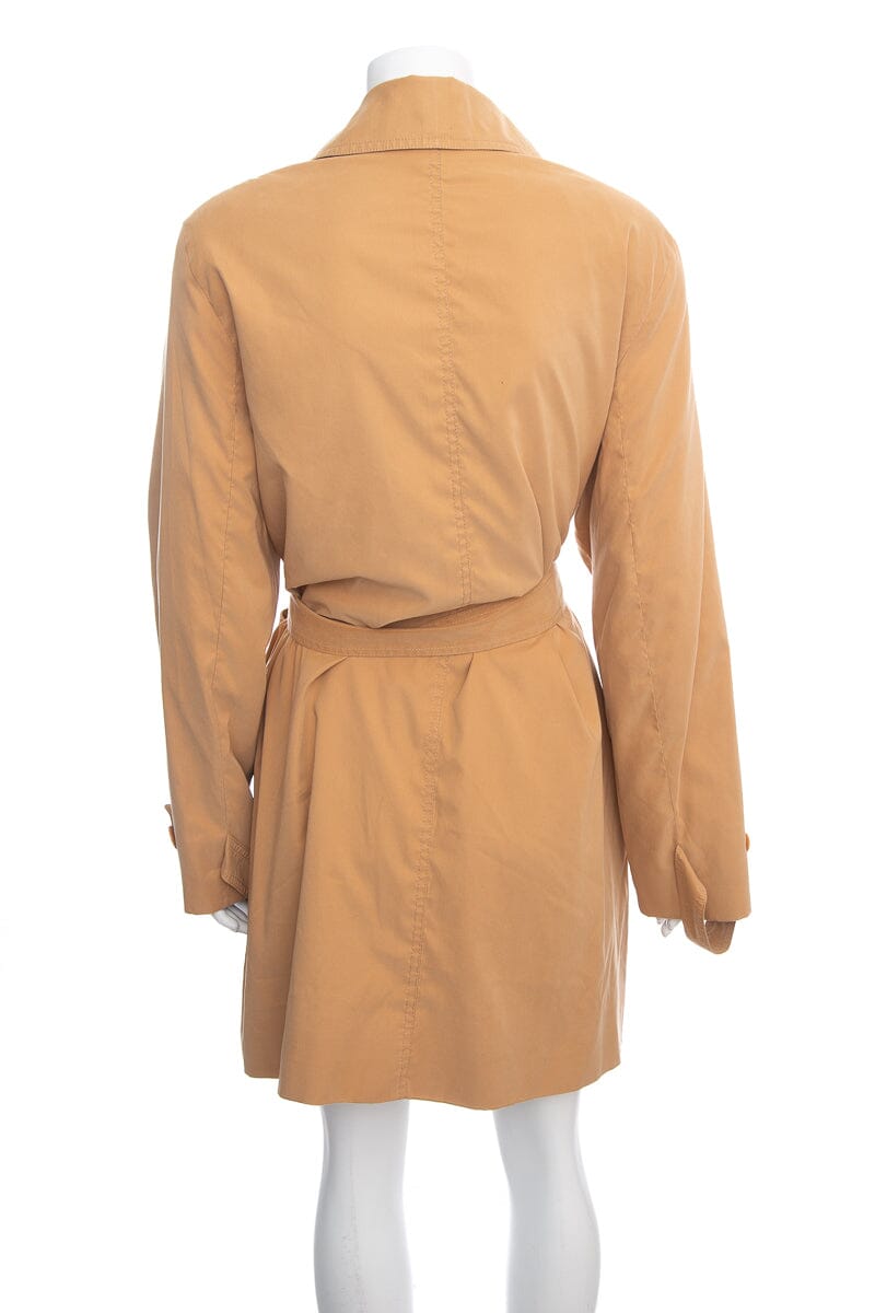 Celine Vintage Camel Trench Coat  SZ 38