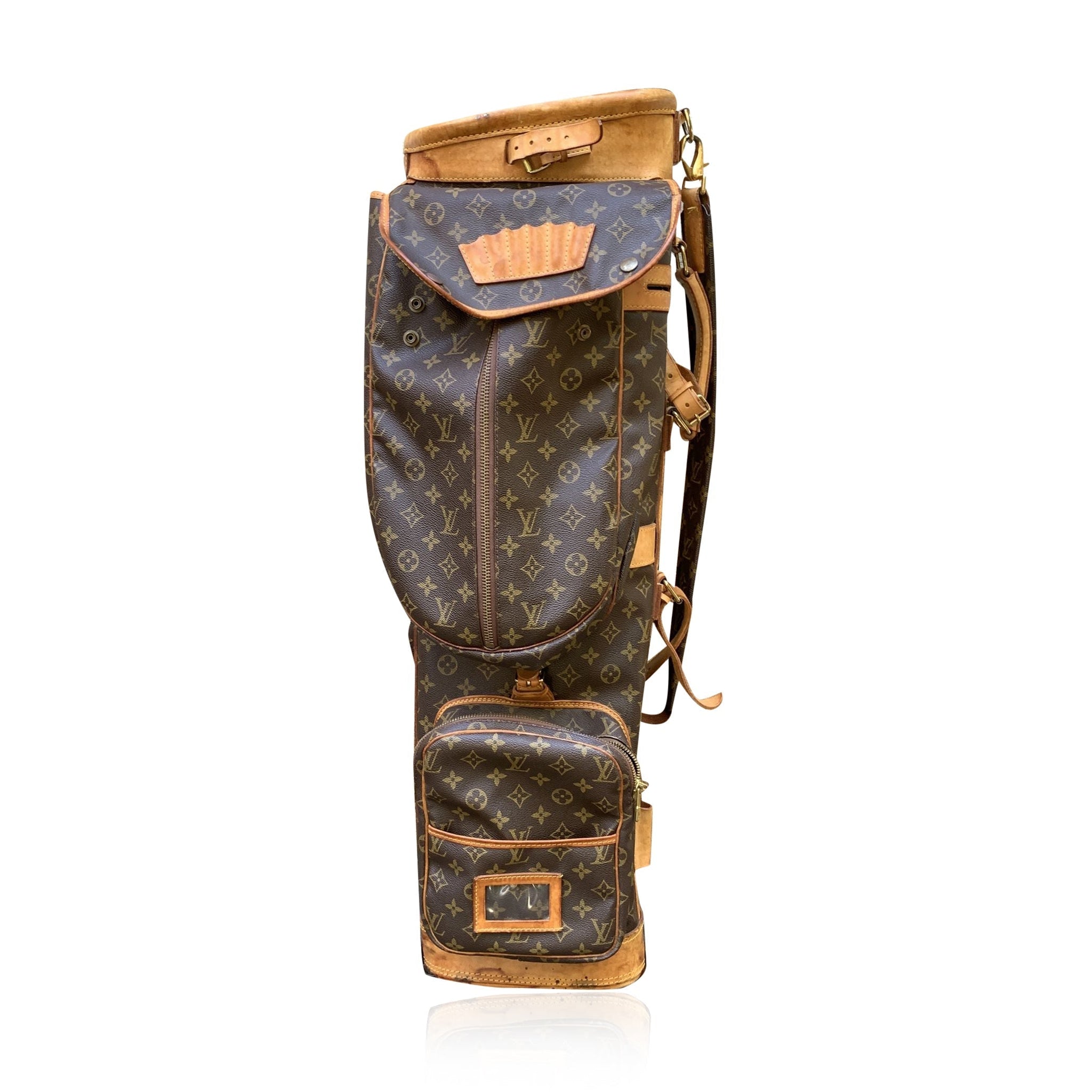 LOUIS VUITTON Vintage Monogram Canvas Sac De Golf Shoulder Sport Bag