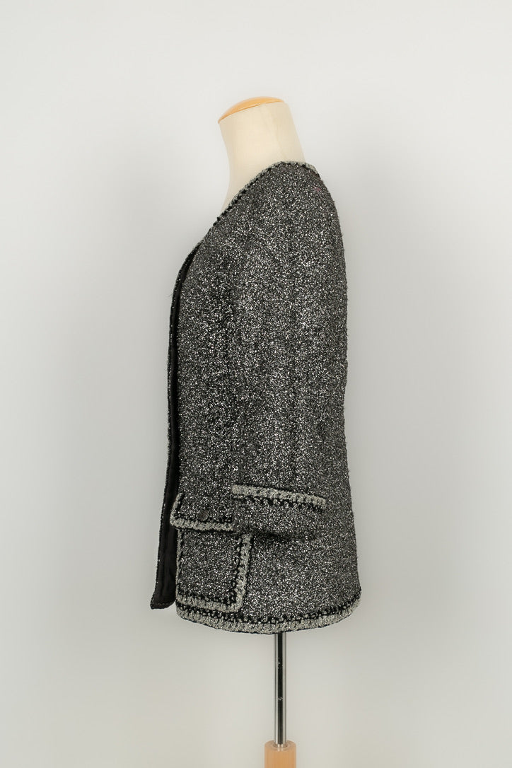 Veste argent�e Chanel