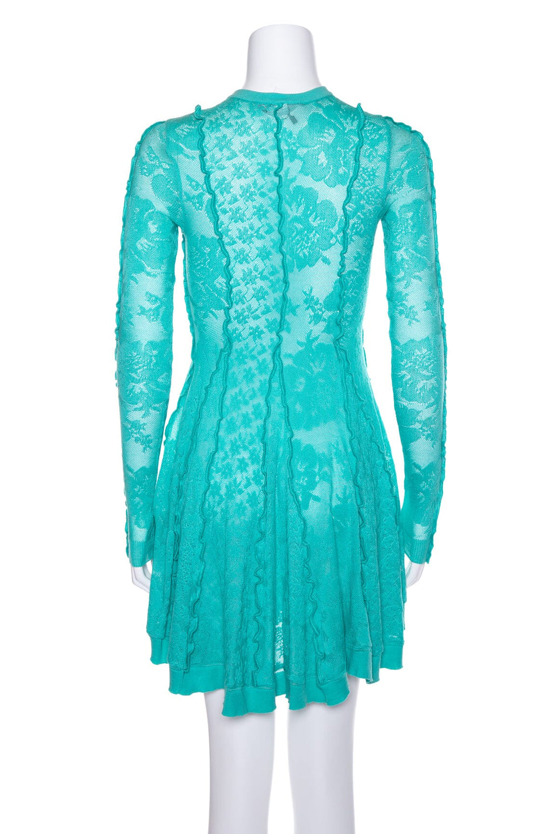 Stella McCartney Aqua Lace Mesh Dress SZ S