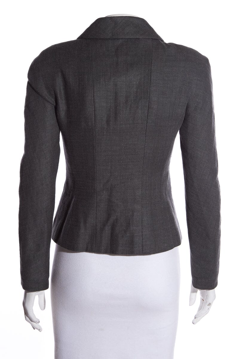 Chanel Grey Jacket SZ 36