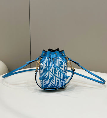 FI Mon Tresor Bag Blue For Womtlm, Womtlm&#8217;s Handbags, Shoulder And Crossbody Bags 7.1in/18cm FF 8BS010