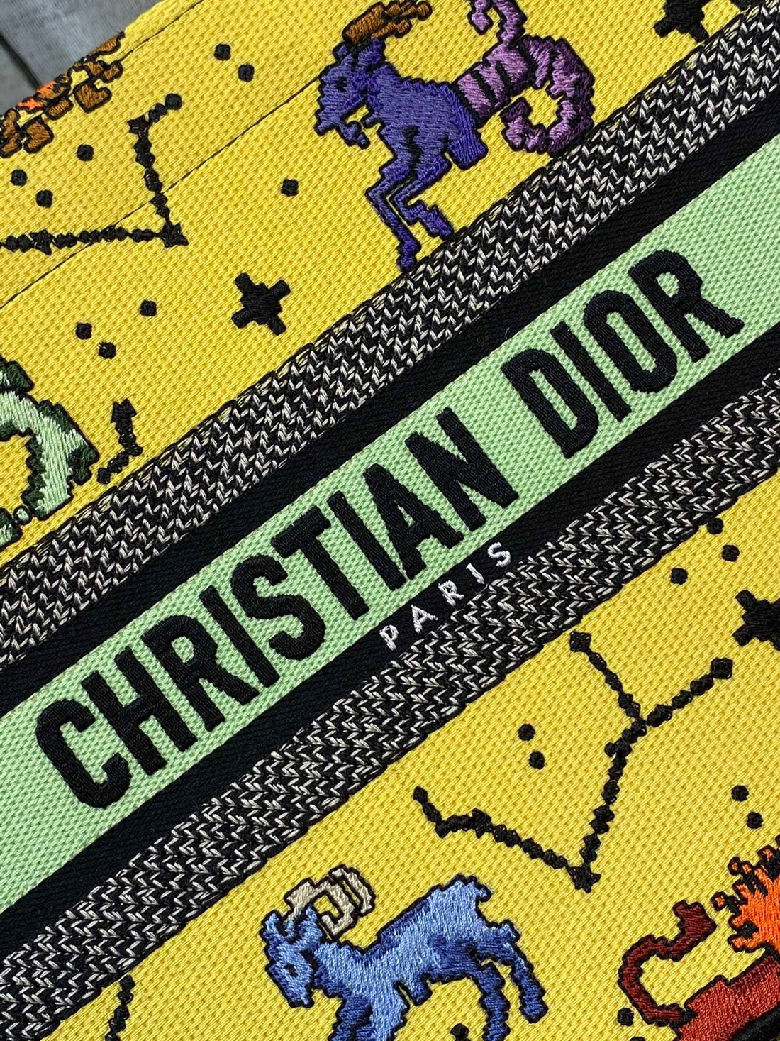 DI Small Book Tote Yellow, For Womtlm, Womtlm’s Handbags 26.5cm/10.5in CD M1265ZRTY_M930