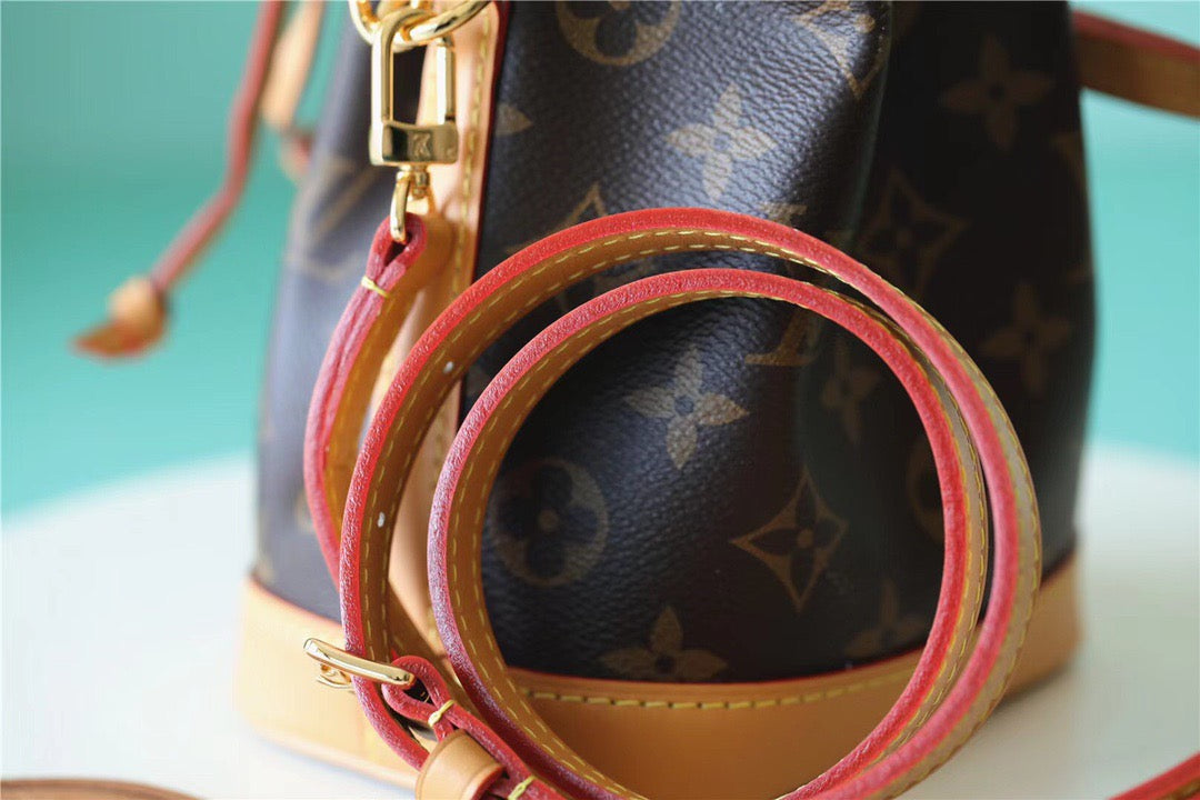 LV Nano Noe Monogram Canvas For Womtlm,  Shoulder And Crossbody Bags 16cm/6.3in LV M81266