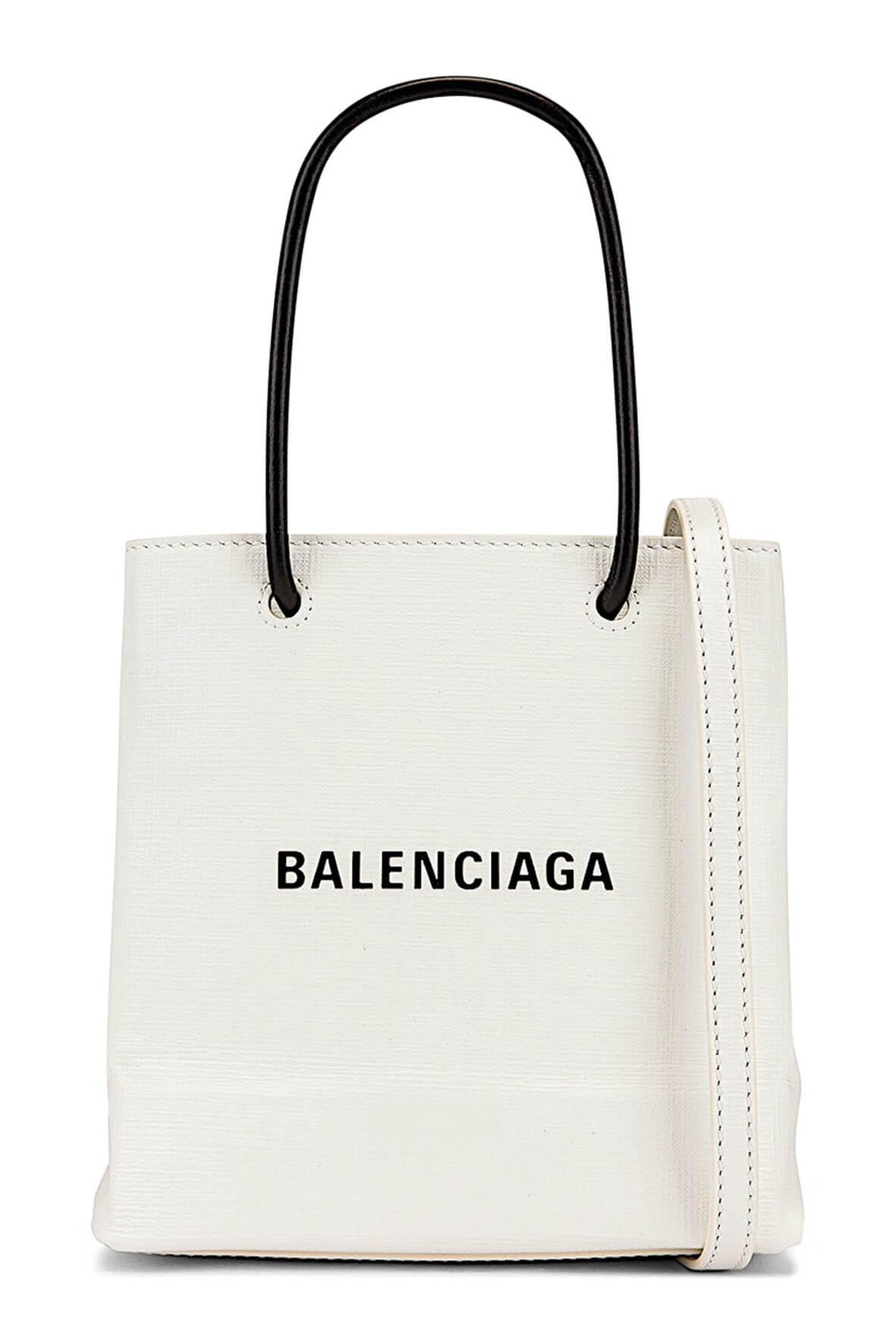 Logo Shopping Tote XXS White