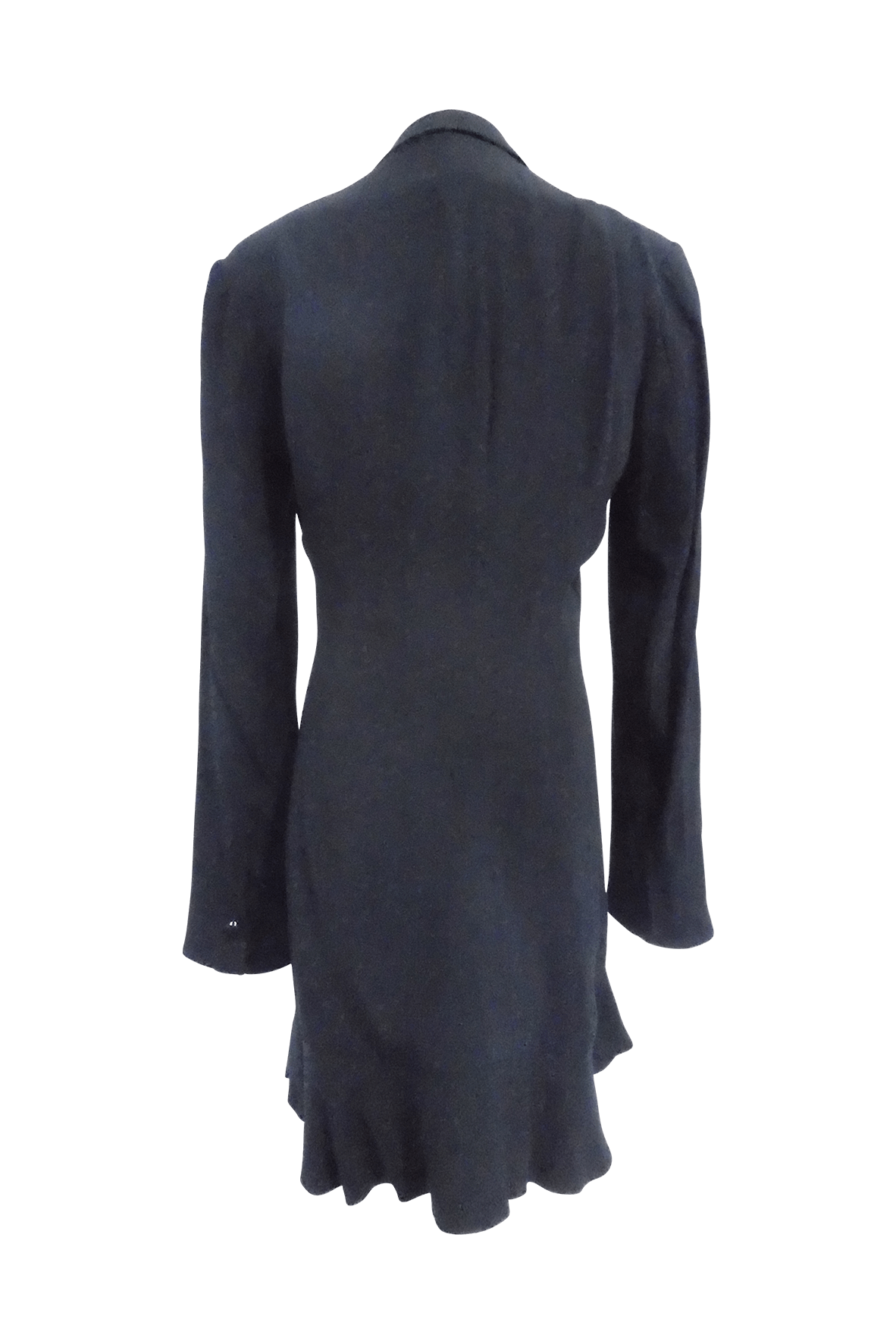 Ruffled Outerwear Black