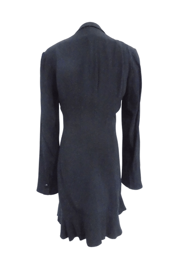 Ruffled Outerwear Black