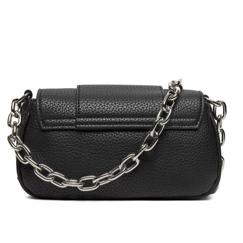 Luxury Synthetic Crossbody Bag with Logo Detail