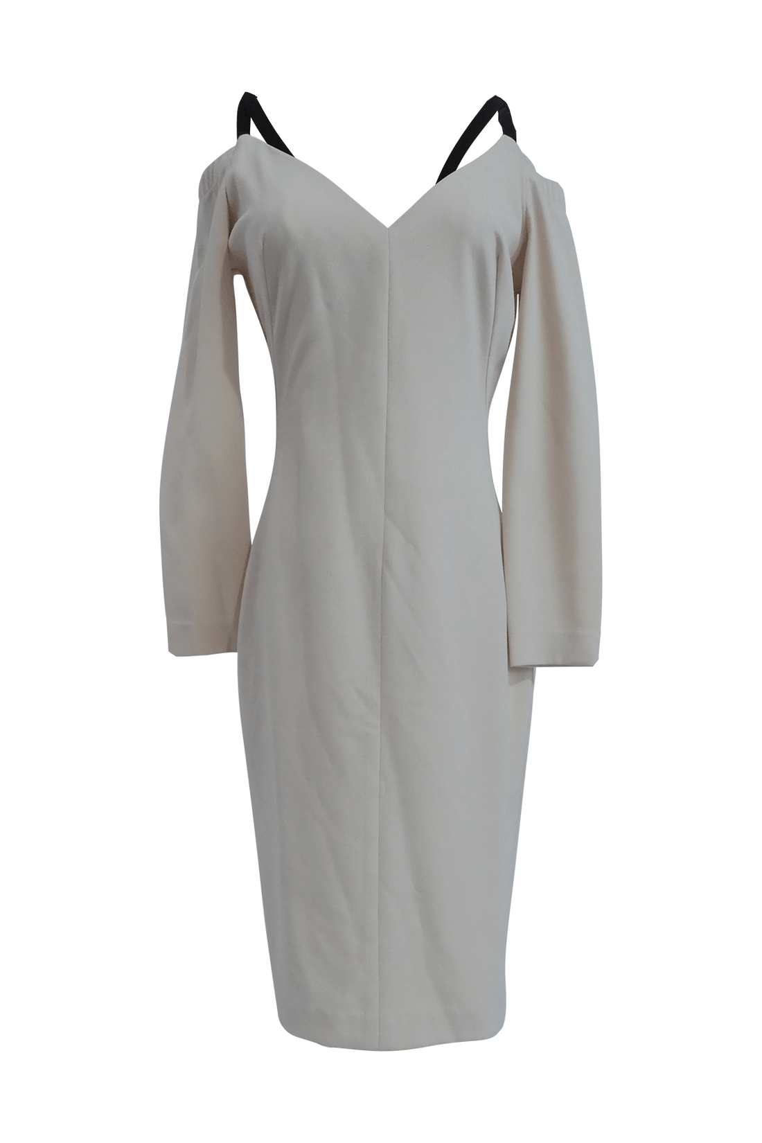 V Neck Cold Shoulder Dress