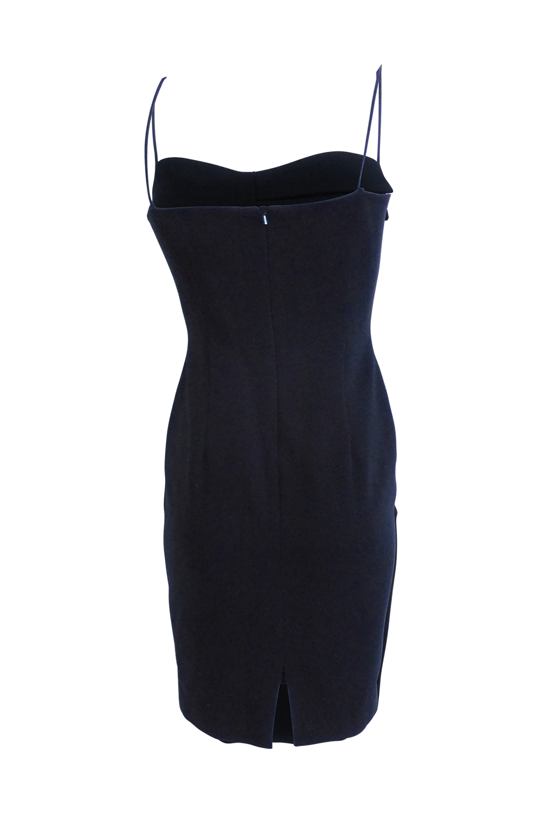 Black Sleeveless Pleated Dress