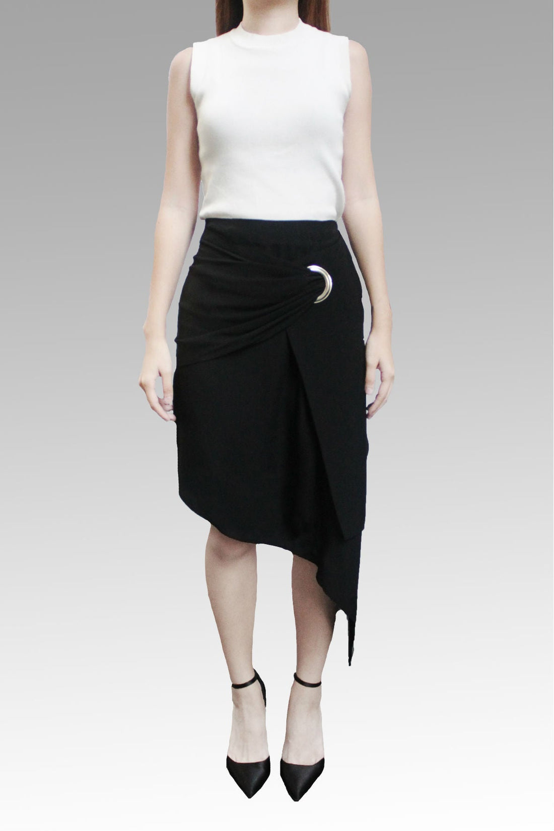 Hollow Skirt Black