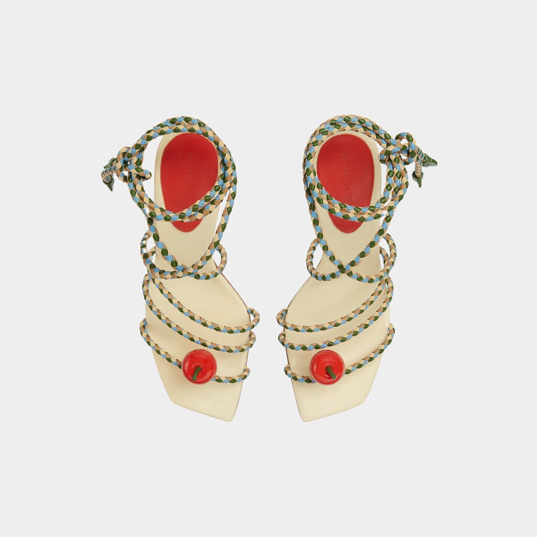 Adam Leather Sandal Multicolour Coaxial Laces