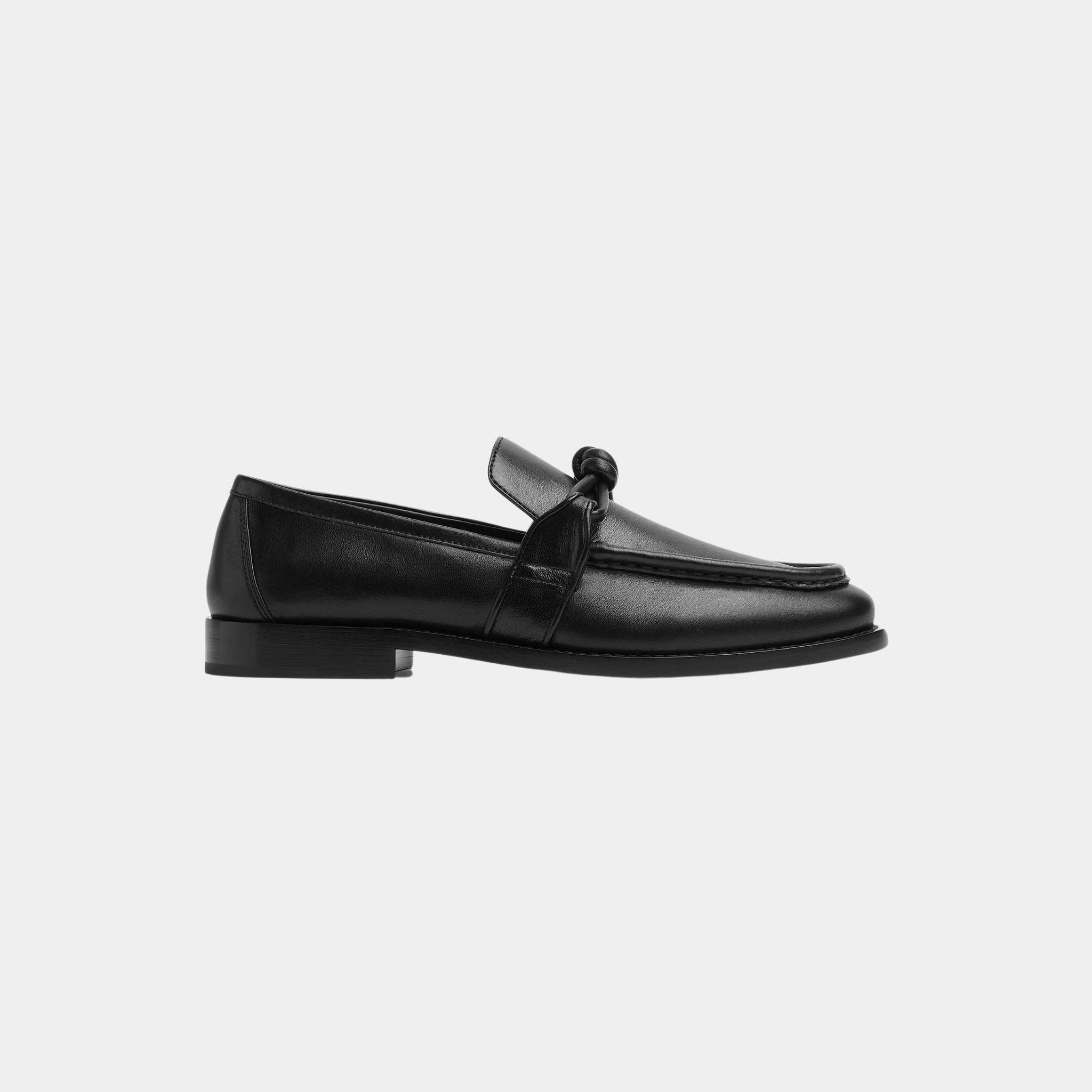 Astaire Loafer Calfskin Signature Knot Detail Men