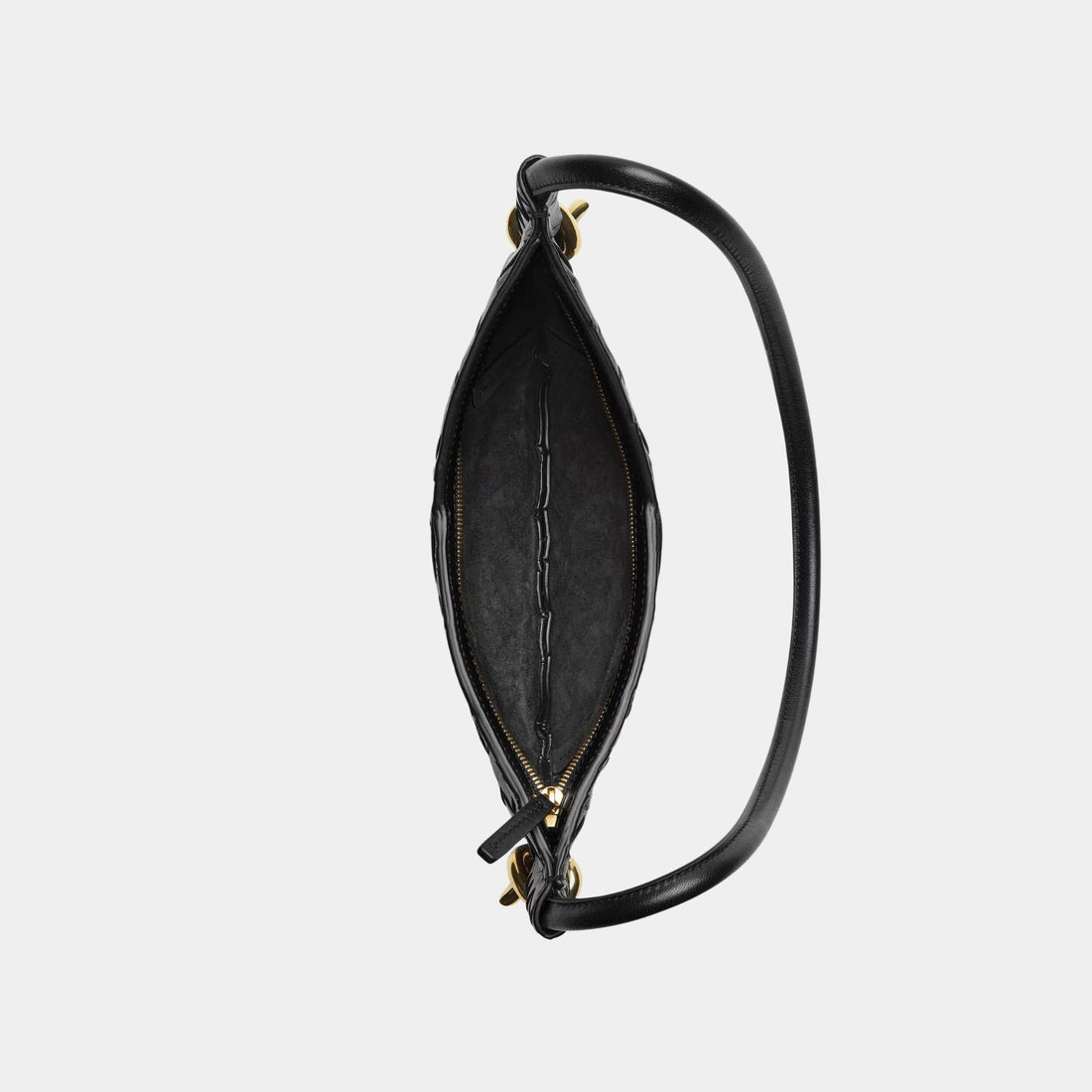 Baby Solstice Intrecciato Leather Bag