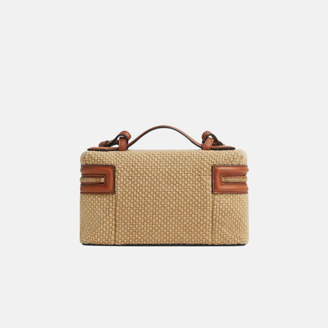 Bang Bang Vanity Case Jute And Leather