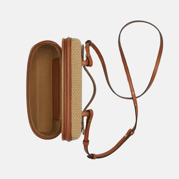 Bang Bang Vanity Case Jute And Leather