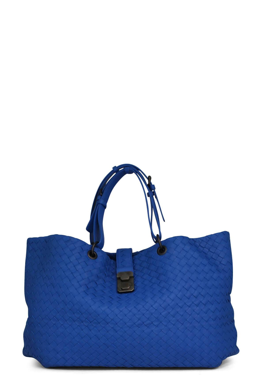 Intrecciato Capri Tote Blue