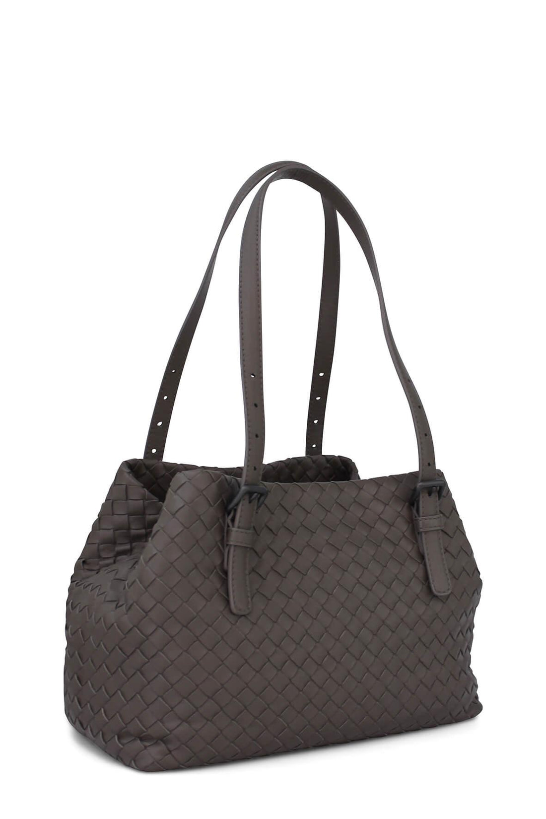 Intrecciato Mini Cesta Tote Brown