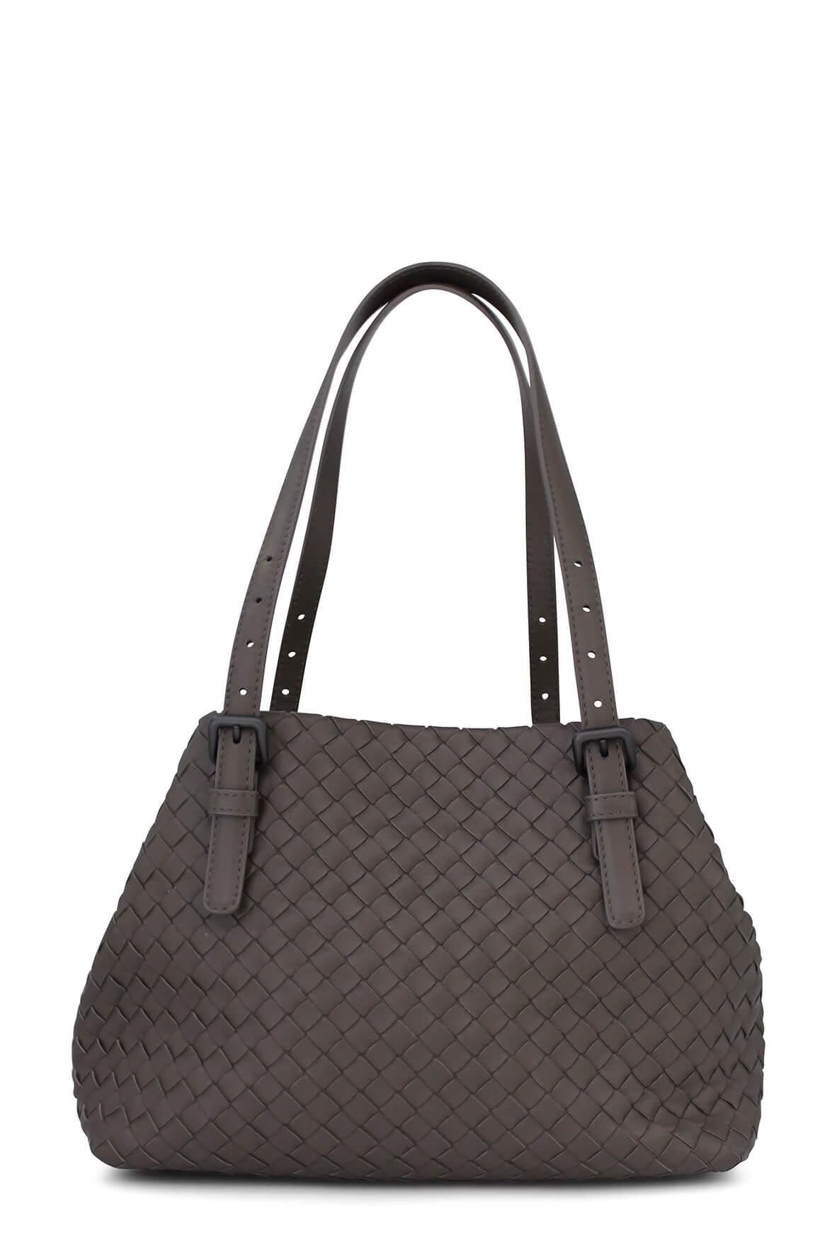 Intrecciato Mini Cesta Tote Brown