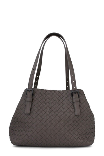 Intrecciato Mini Cesta Tote Brown