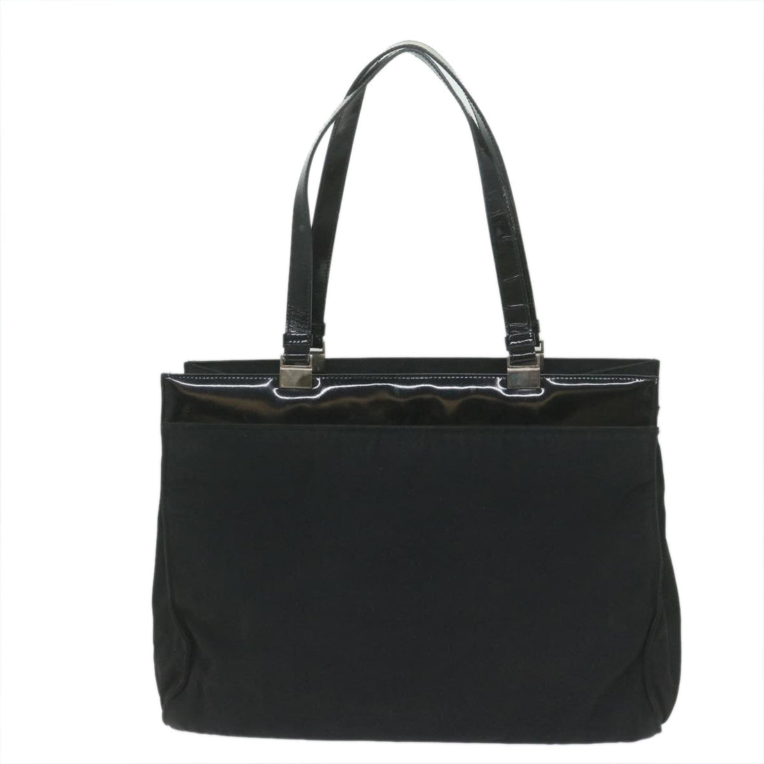 GUCCI Tote Bag Canvas Black 002 1039 002113 Auth bs10596