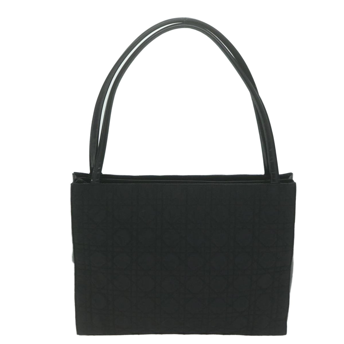 CHRISTIAN DIOR Shoulder Bag Nylon Black Auth bs11930