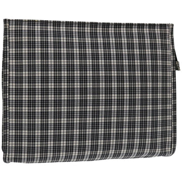 CHRISTIAN DIOR Clutch Bag Nylon Black Auth bs12231