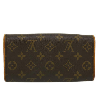 LOUIS VUITTON Monogram Pochette Twin PM Shoulder Bag M51854 LV Auth bs1247