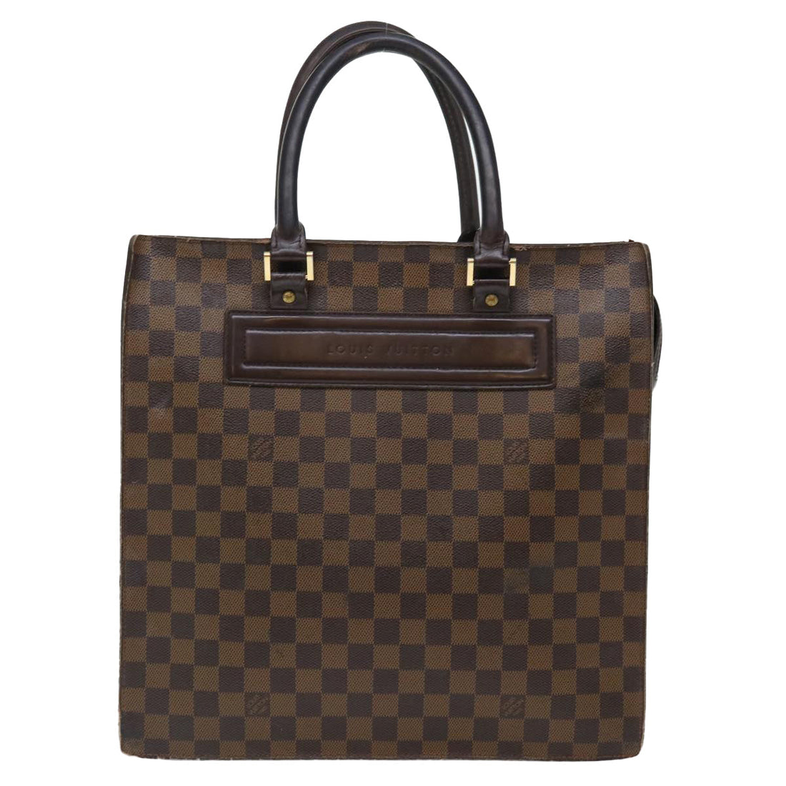 LOUIS VUITTON Damier Ebene Venice GM Hand Bag N51146 LV Auth bs13174