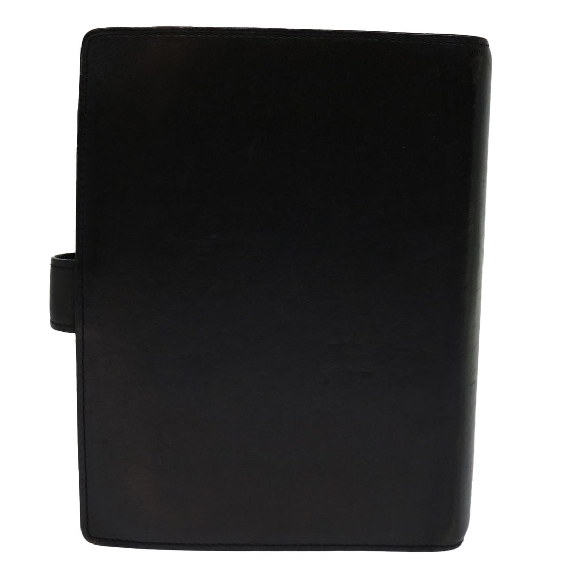 LOUIS VUITTON Nomad Agenda MM Day Planner Cover Black R20478 LV Auth bs13206