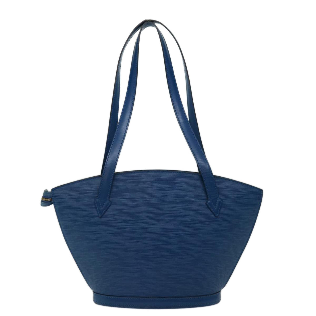 LOUIS VUITTON Epi Saint Jacques Poignees Long Hand Bag Blue M52265 Auth bs13278