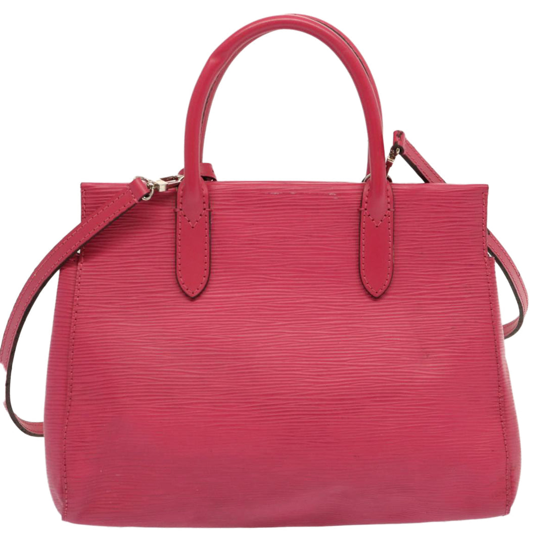 LOUIS VUITTON Epi Marley BB Hand Bag 2way Fuchsia M41378 LV Auth bs13553