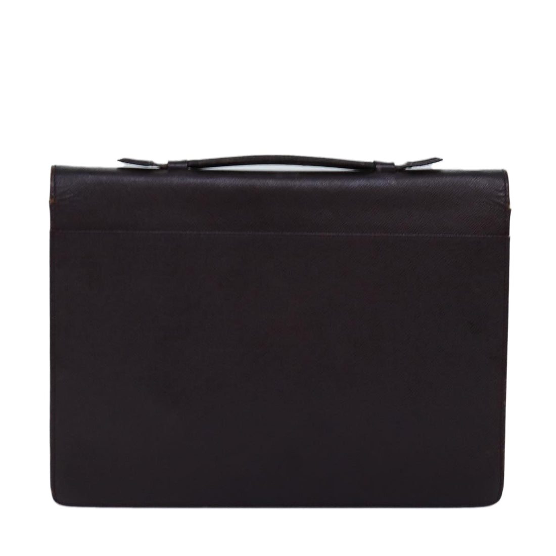 LOUIS VUITTON Taiga Serviette Kourad Business Bag Acajou M30076 LV Auth bs14147