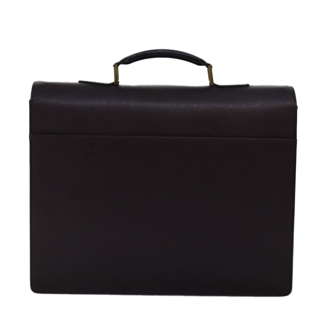 LOUIS VUITTON Taiga Serviette Moskova Business Bag Acajou M30036 LV Auth bs14226